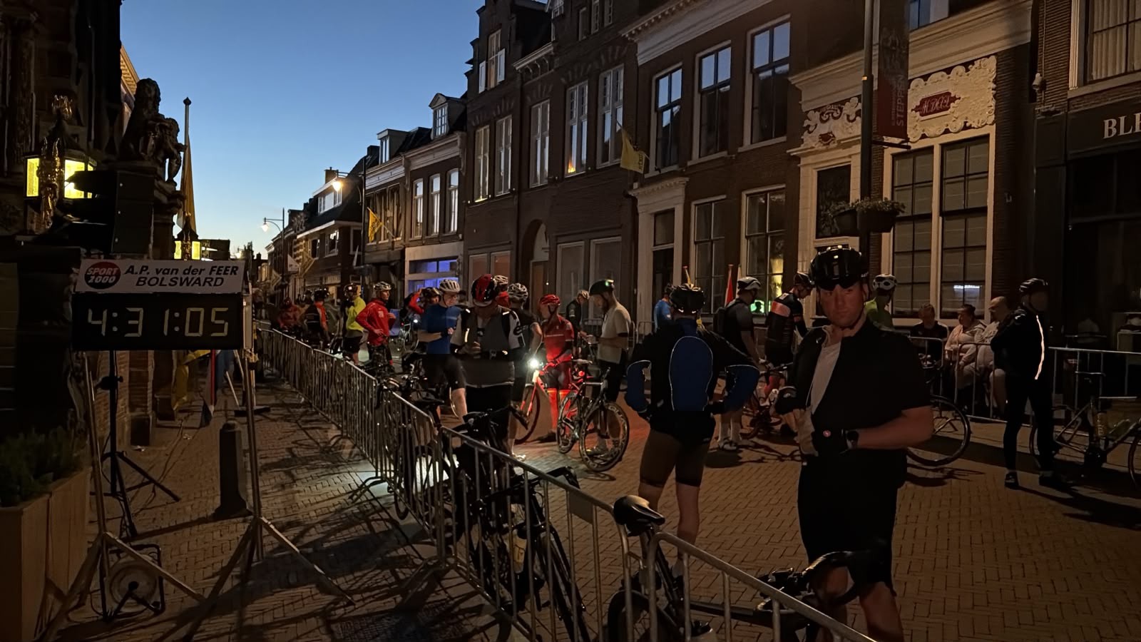Om half vijf was het nog donker in Bolsward