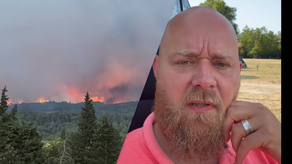 Melle uit Buitenpost staat met camper bij Franse burgemeester op het erf vanwege bosbrand