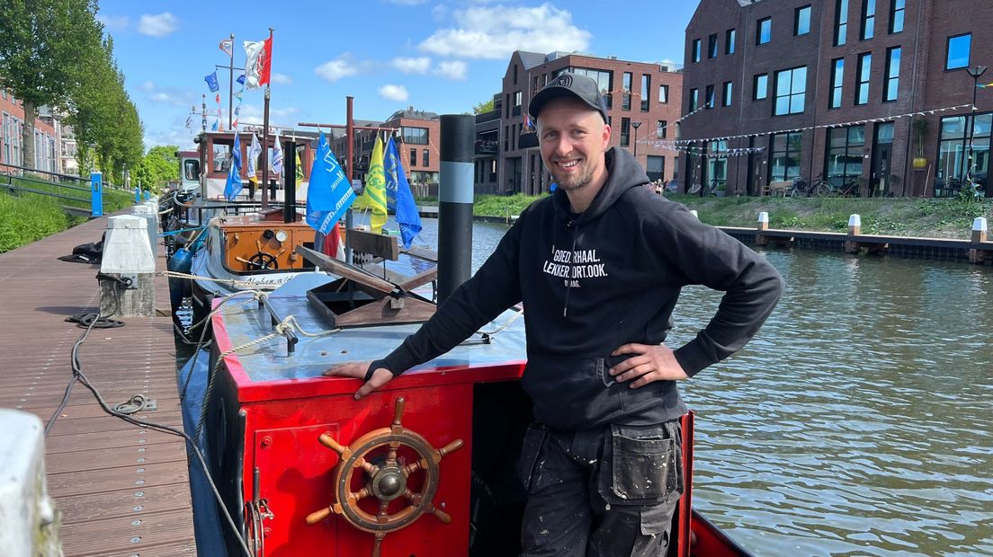 Schipper Jeroen Engel is klaar voor de 100.000 bezoekers