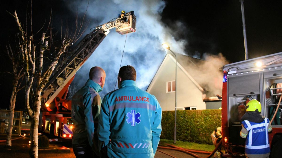 Uitslaande brand in woning Oostkapelle