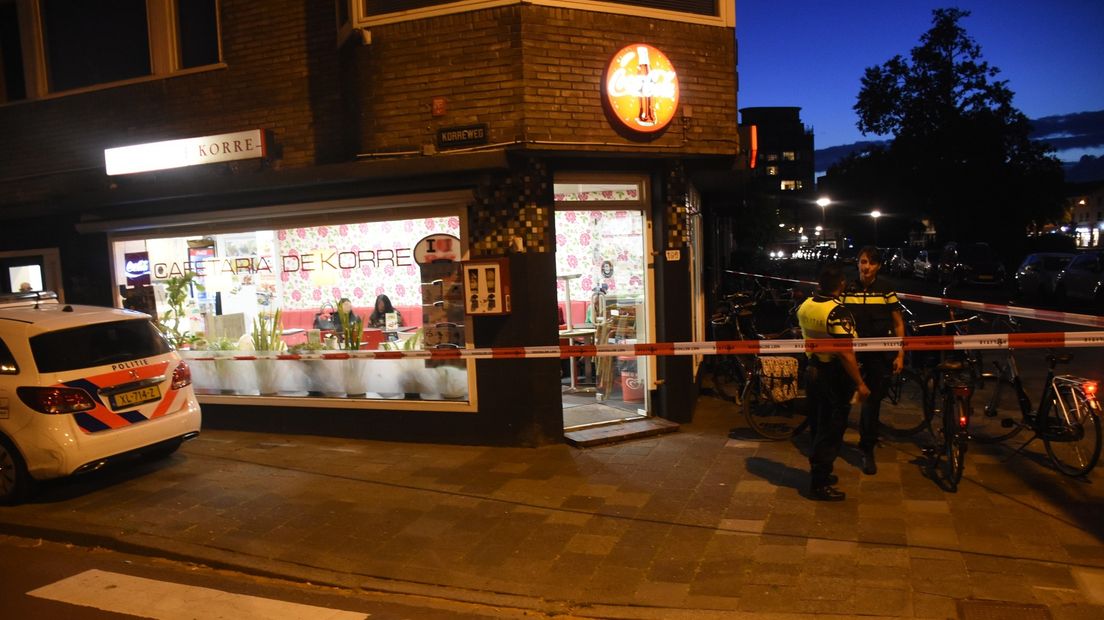 Een van de cafetaria's die de laatste maanden is overvallen