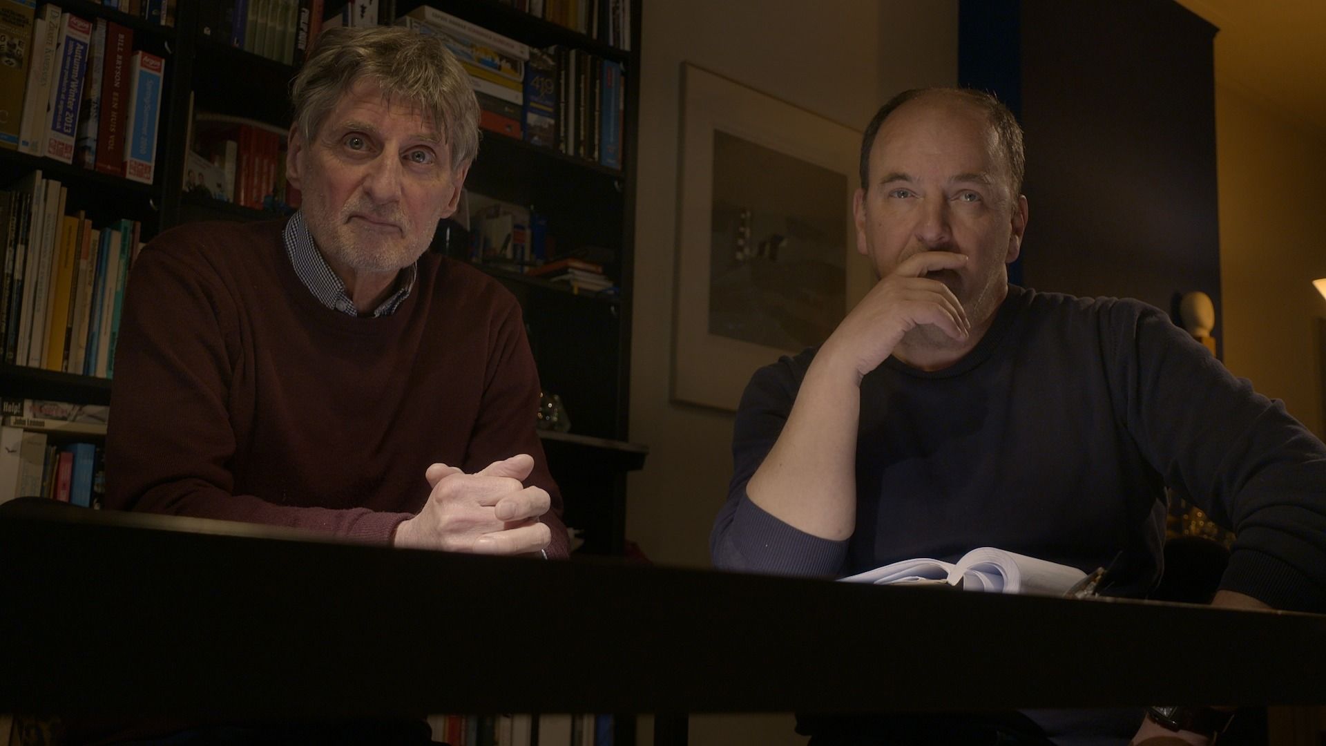 Gerk Koopmans (links) en Gerard van der Veer
