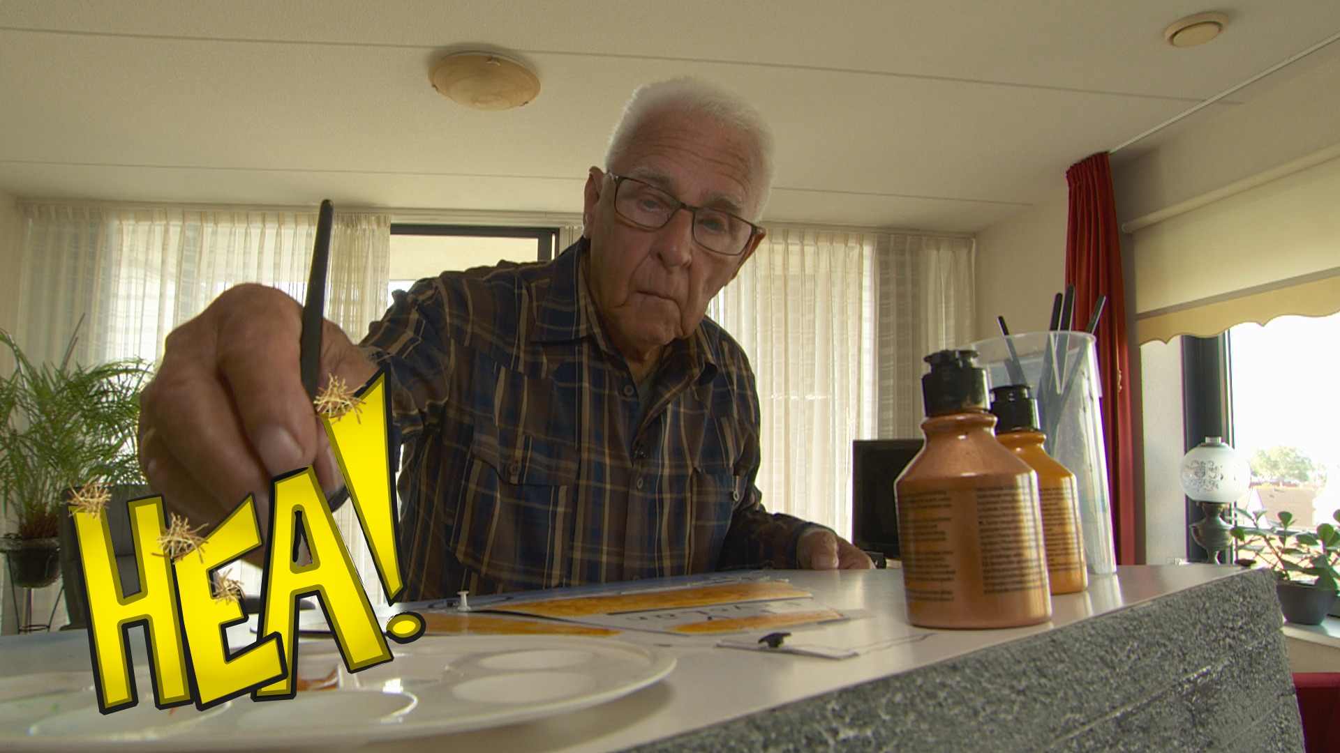 HEA! Klaas Ferbeek skilderet skûtsjes