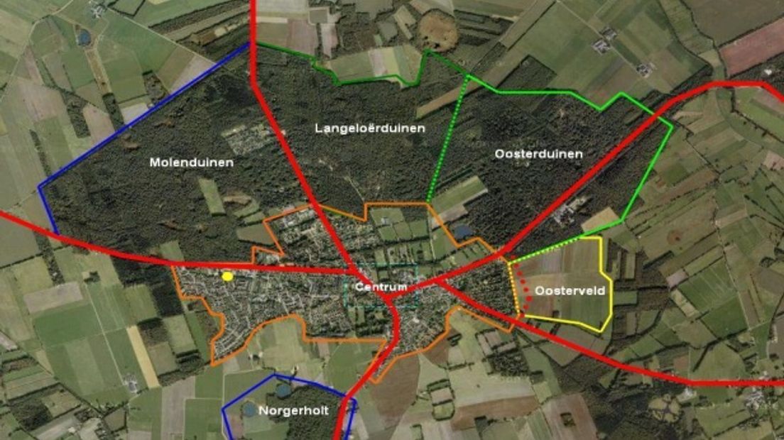 Nieuwbouwplan Oosterveld in Norg (Rechten: Remko Nieboer)
