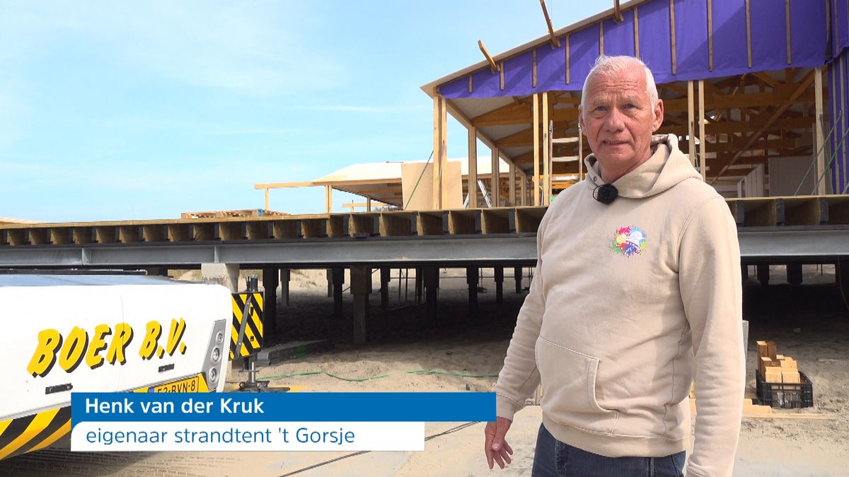 Afgebrande strandtent Ouddorp wordt herbouwd