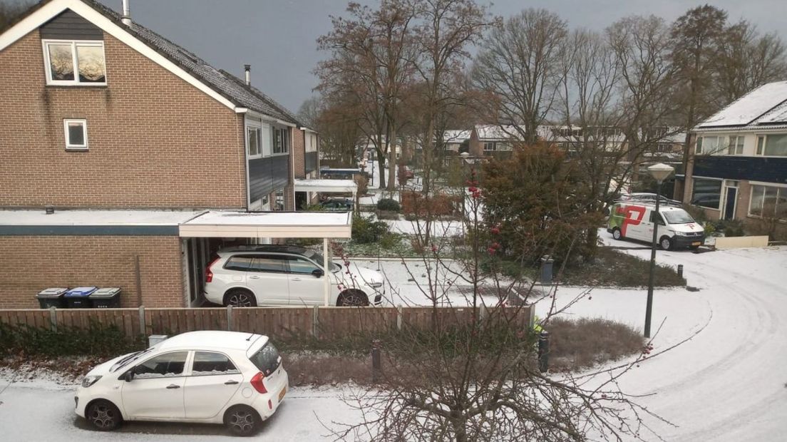 Sneeuw in Winterswijk.