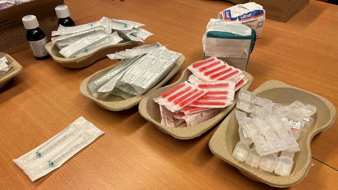 Spullen die nodig zijn om vaccinaties klaar te maken