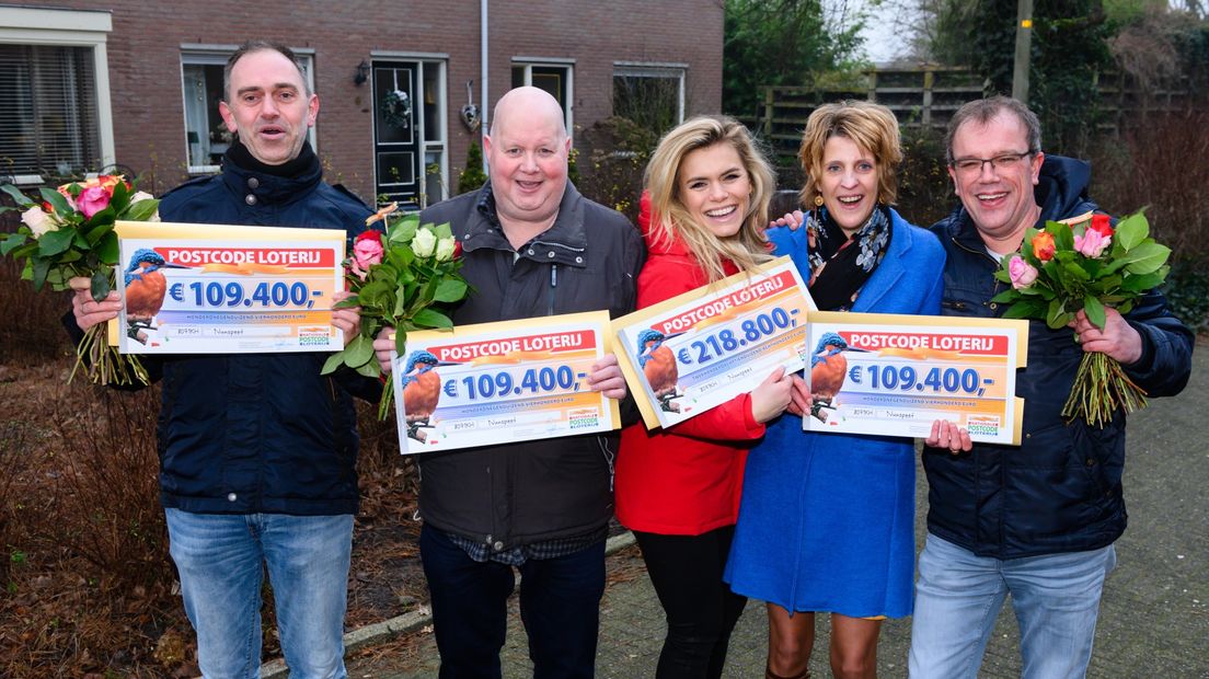 De winnaars in Nunspeet.