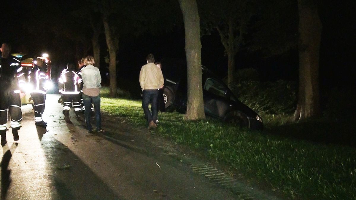 Man belandt in sloot na slok teveel