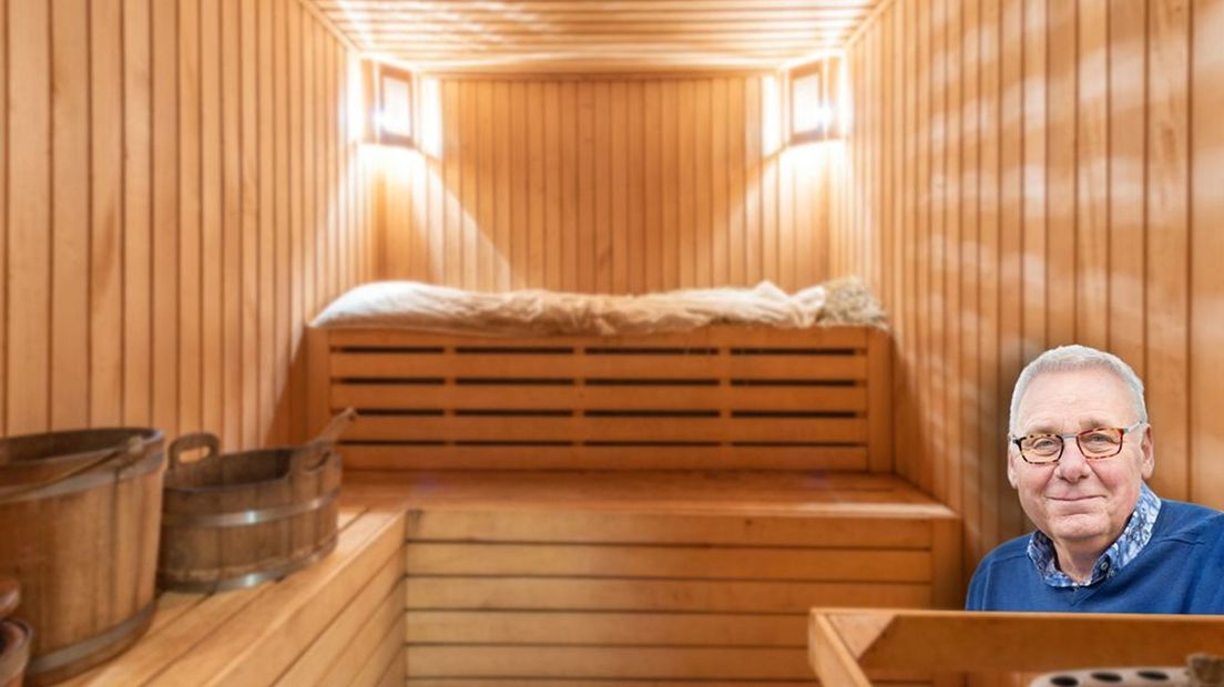 De sauna regelmatig bezoeken: Jan heeft er nu alle tijd voor.
