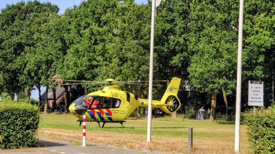 Traumahelikopter opgeroepen na zware val van fietser: 'Situatie is ernstig'