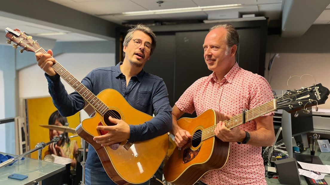 Sven Kruizinga(l) en John Stelck