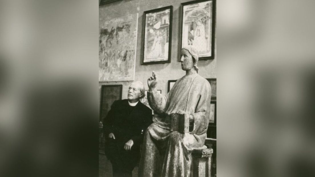 Schreurs in het museum van Orvieto (1955)
