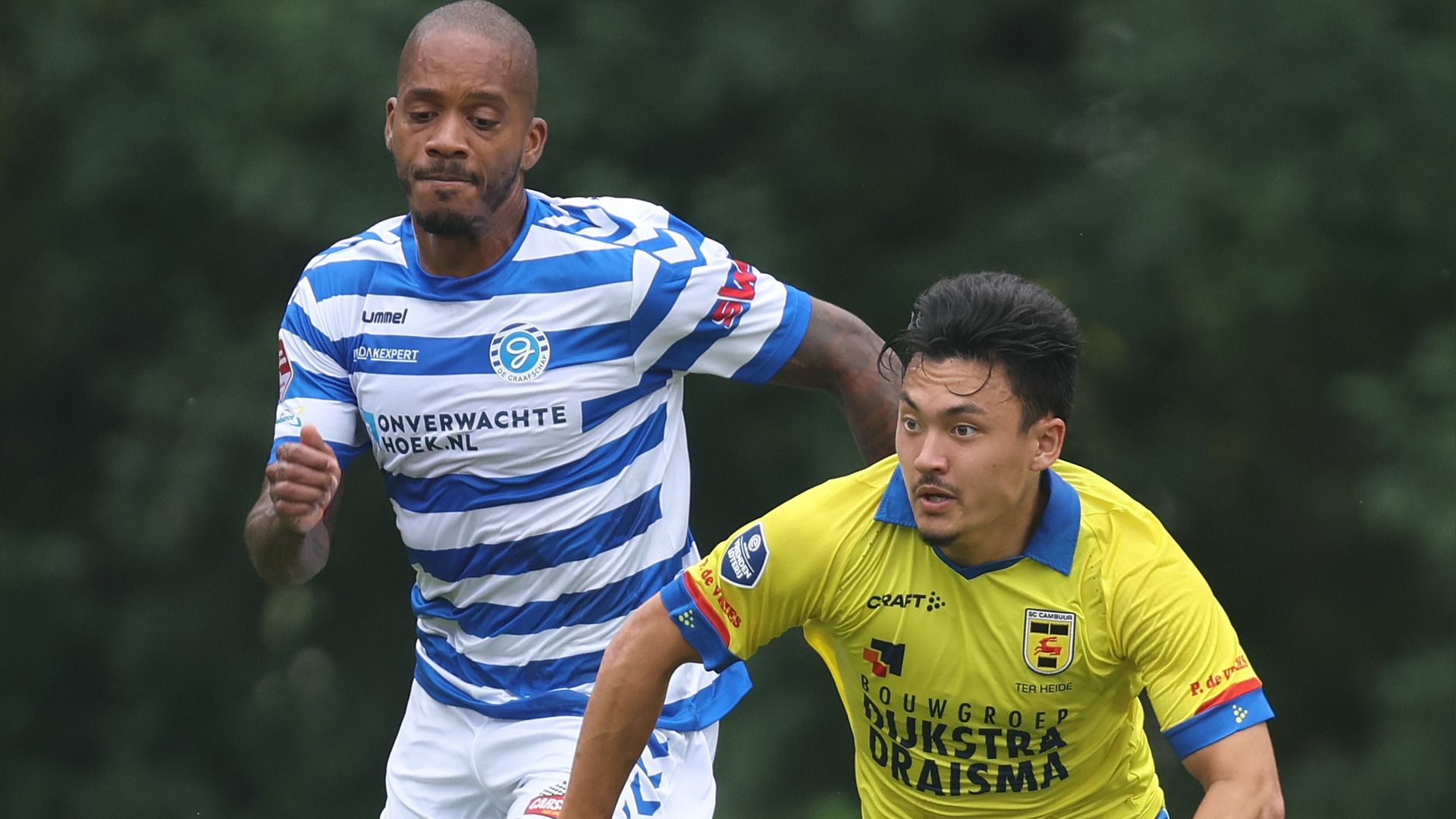 Jasper ter Heide in de oefenwedstrijd tegen De Graafschap