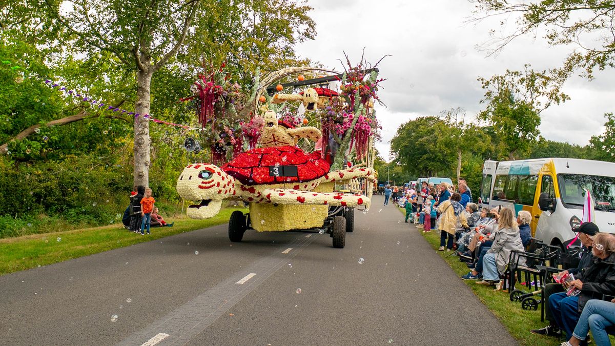 In Beeld: bloemencorso Frederiksoord