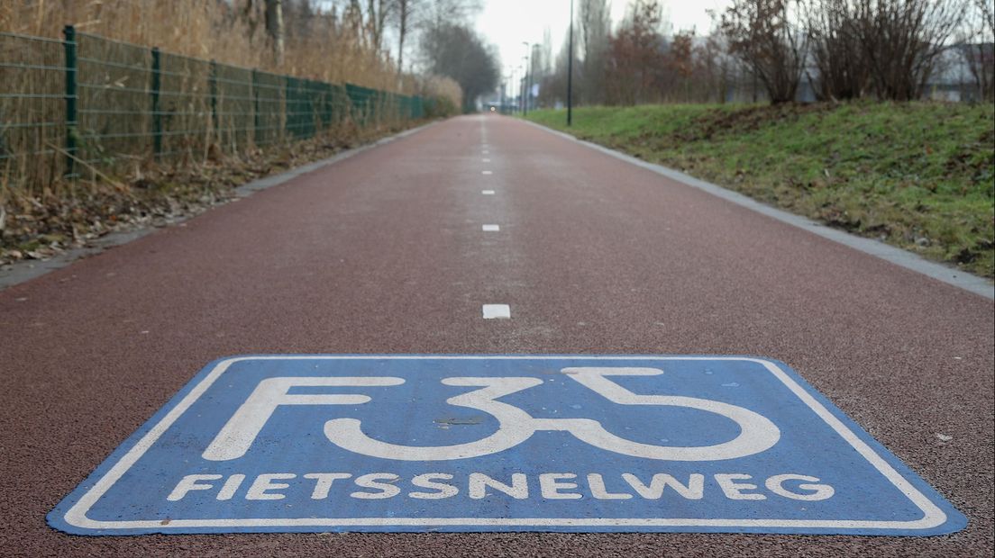 De fietssnelweg F35 bij Enschede