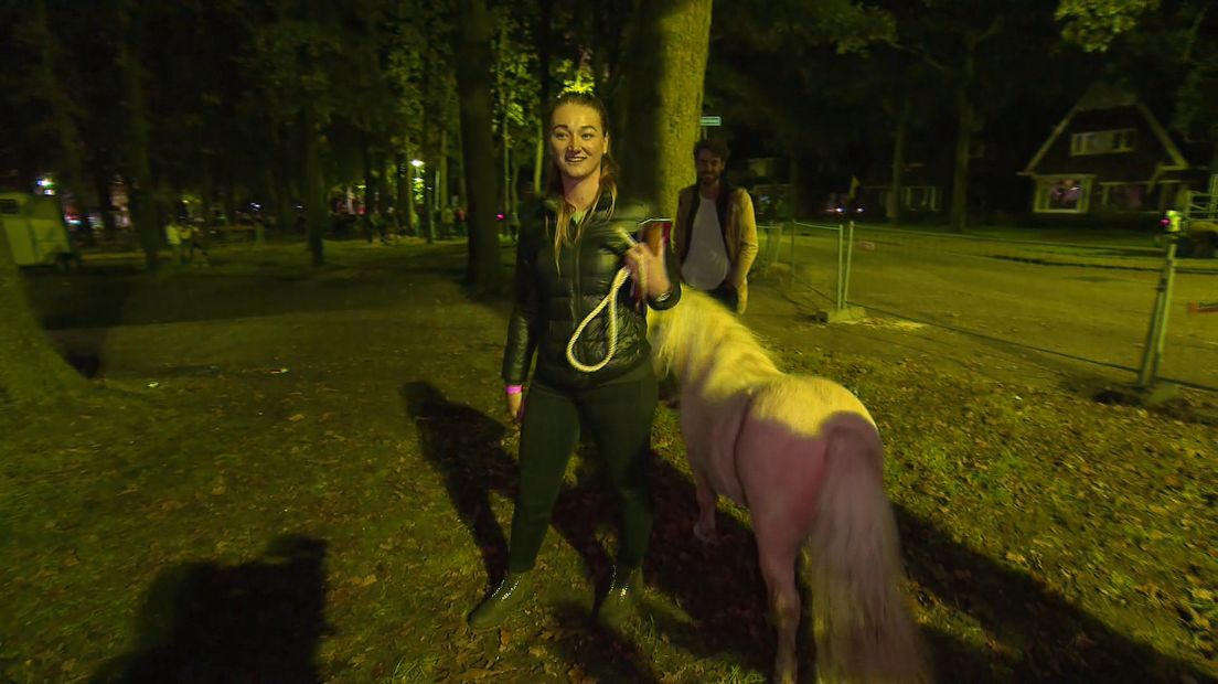 Roos laat haar pony uit (Rechten: RTV Drenthe)
