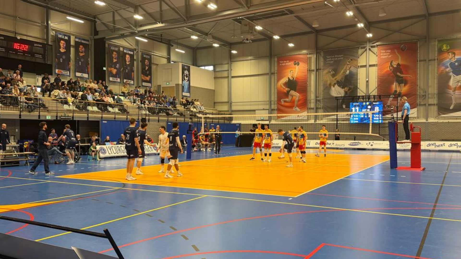 Lycurgus wint eerste wedstrijd in halve finale overtuigend tegen Dynamo