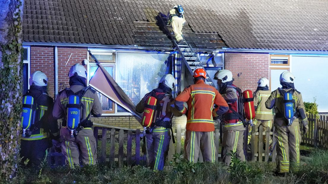 Woningbrand Gieten