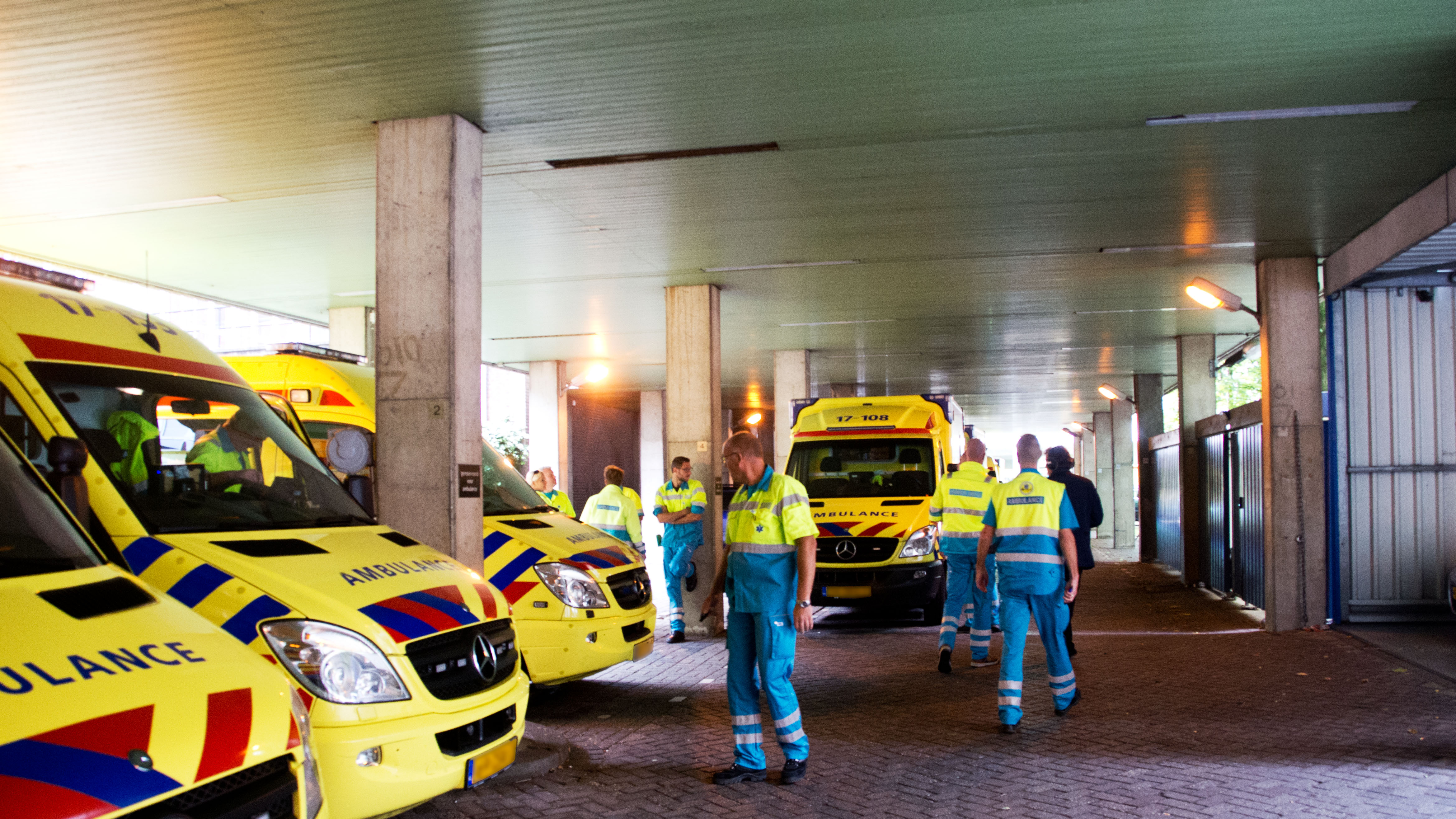 Ambulance Voertuigen Stockfoto