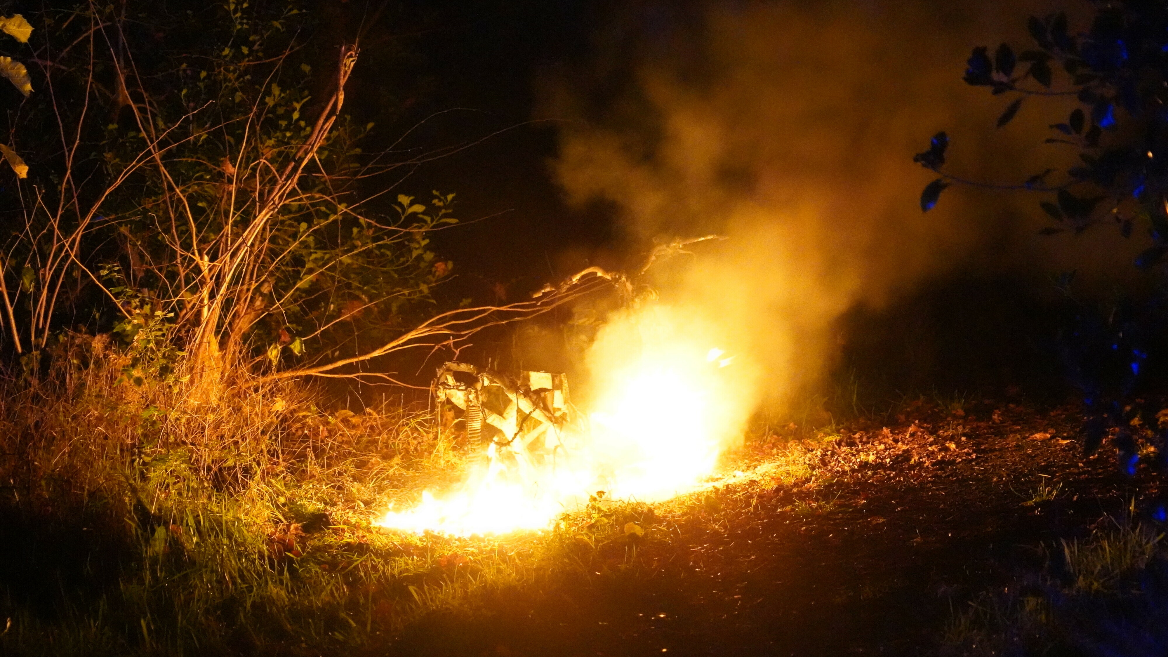 Scooter afgebrand in Assen