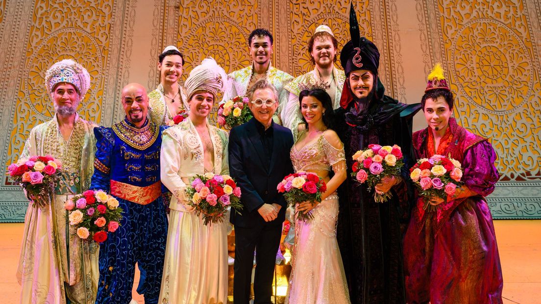 De cast van Aladdin.