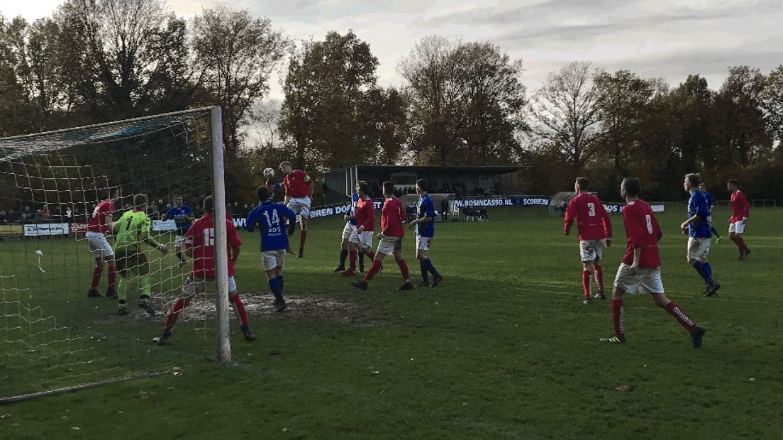 VKW ligt uit de beker. Zaterdaghoofdklasser Flevo Boys was te sterk in Westerbork (Rechten: archief)