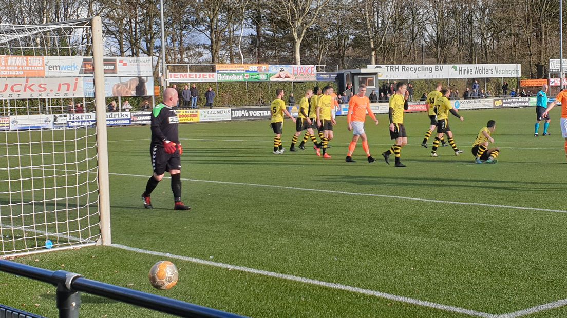 WKE wint de derby tegen Weerdinge met 2-1. (Rechten: RTV Drenthe/Dennis Weitering)