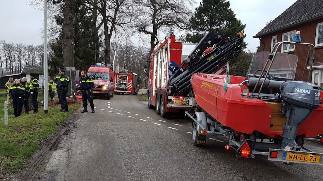 Lichaam gevonden in retentievijver in Hertme