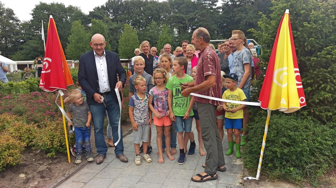 Afgelopen weekend werd de speeltuin geopend (Rechten: Bosbad Vledder)