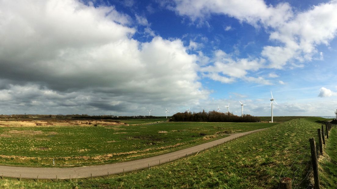 Dit is de plek waar de marinierskazerne moet komen in Vlissingen.