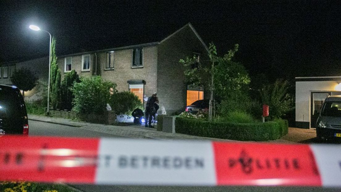 Politieonderzoek na de woningoverval.