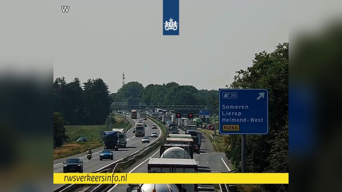 File in Limburg door zwaar ongeval in Brabant