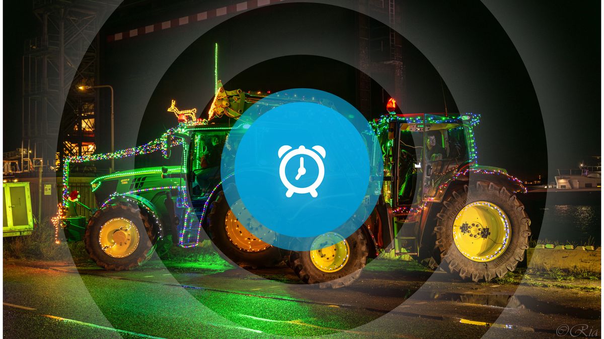 Goedemorgen! Verlichte trekkertocht, regenmeterstanden en het weerbericht