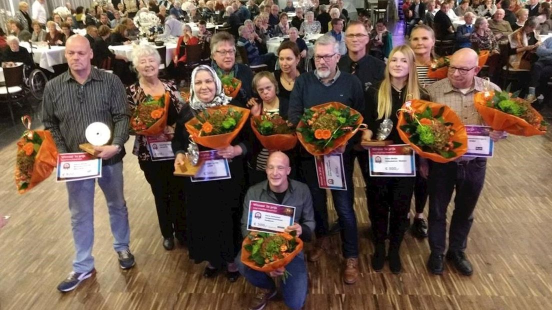 De winnaars van de vrijwilligersawards