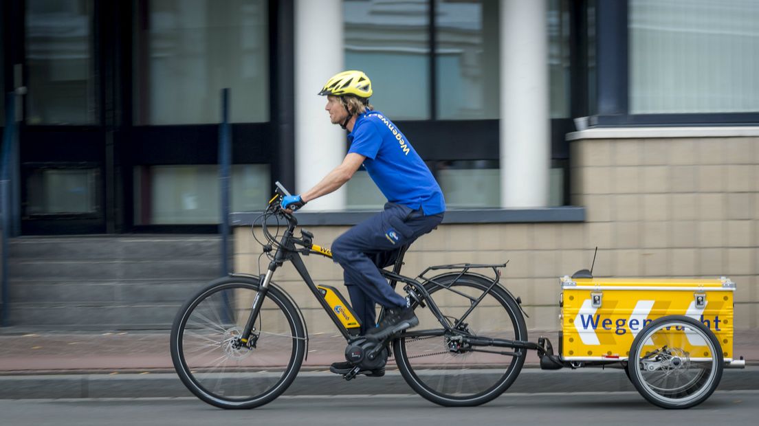 In Den Haag komt de Wegenwacht al op de fiets