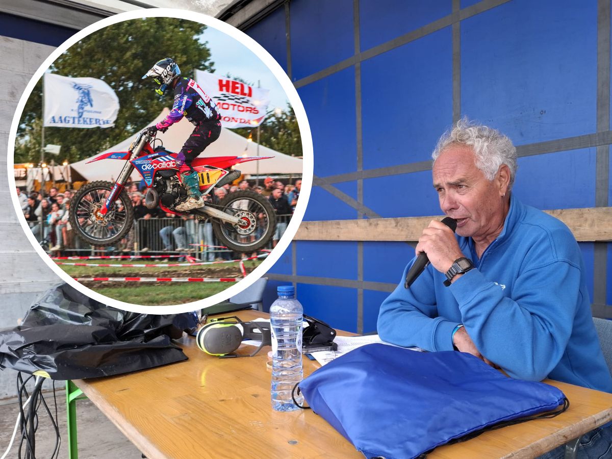 'Als ik bij de Supercross ben, ben ik thuis', Leo Francke is al 33 jaar het gezicht van het evenement in Aagtekerke