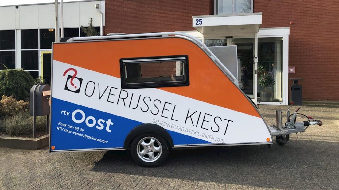 De verkiezingskaravaan van RTV Oost staat vandaag in Kampen