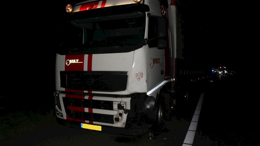 Automobilist heeft veel geluk op A1 richting Hengelo