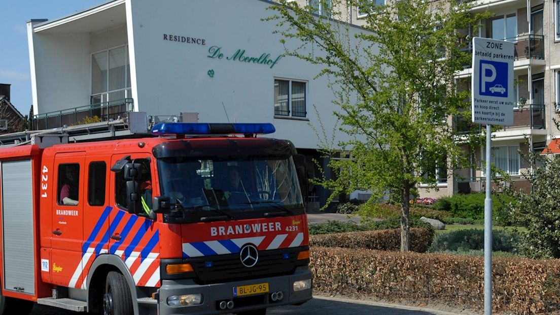 Brand in serviceflat Enschede