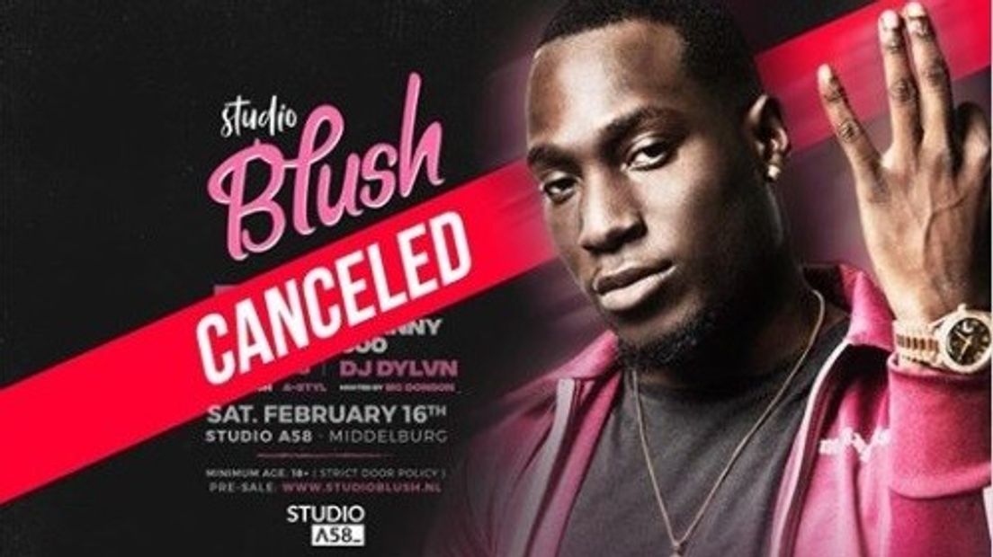Studio Blush zou aanstaande zaterdag plaatsvinden
