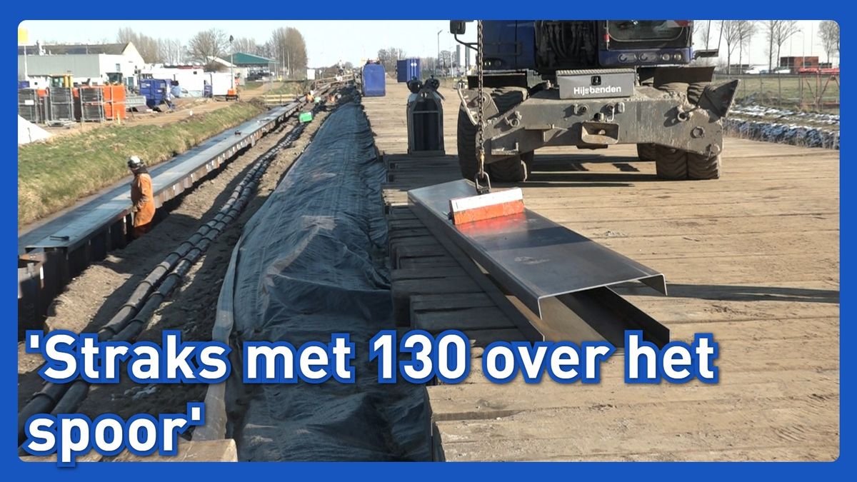 ProRail verschuift sloten zodat trein tussen Zuidbroek en Hoogezand straks harder kan rijden