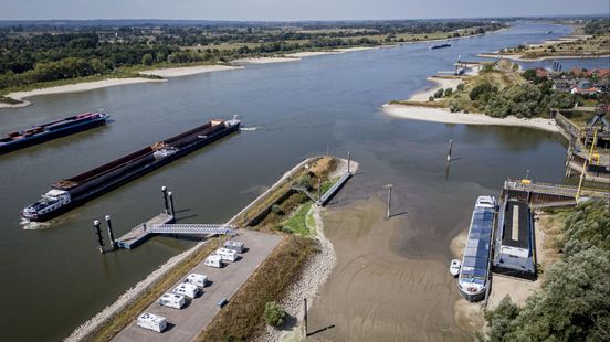 Record gesneuveld: sinds 1947 niet zo weinig water door de Rijn