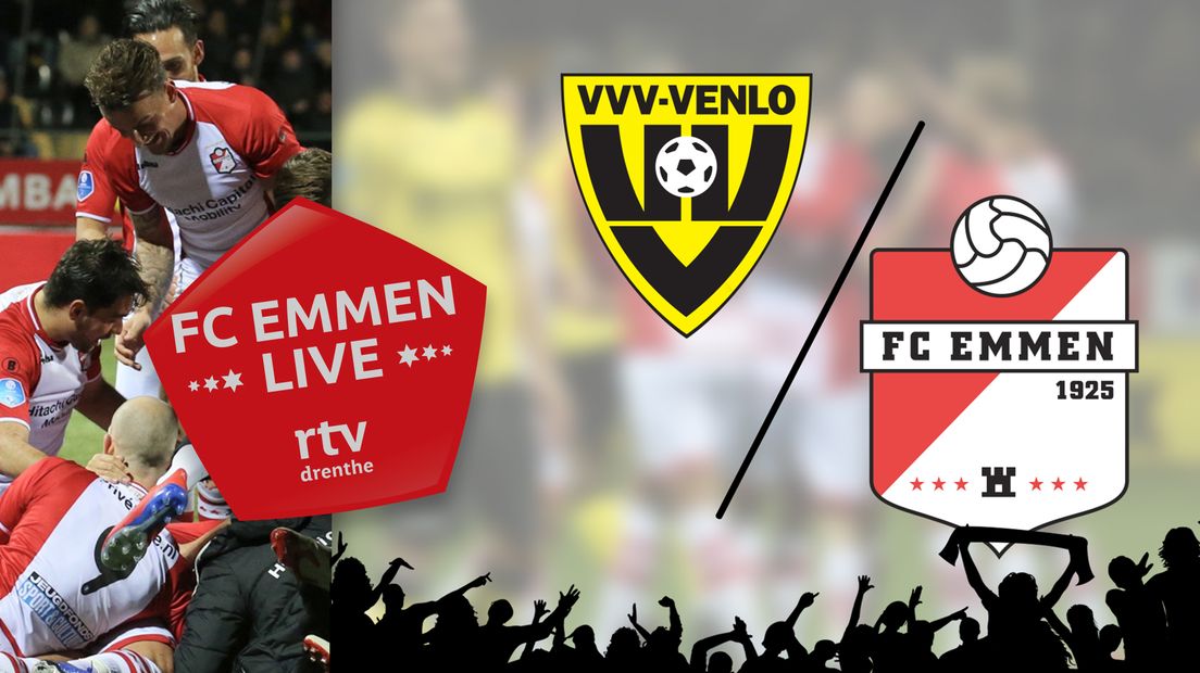 Volg VVV - FC Emmen van minuut tot minuut (Rechten: RTV Drenthe)