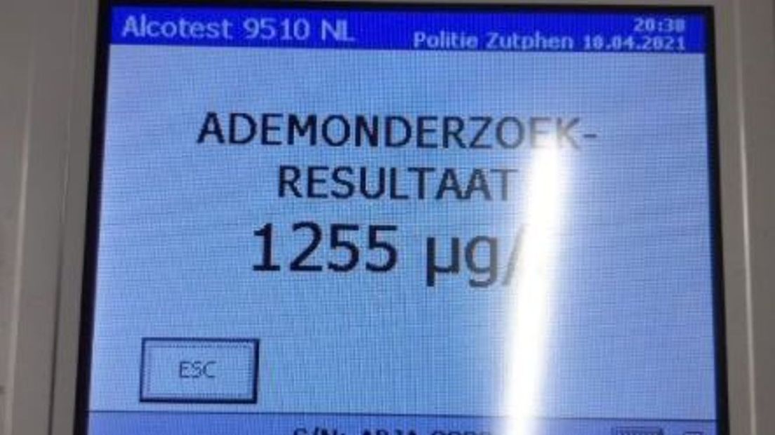 Rijbewijs ingenomen na controle in Zutphen