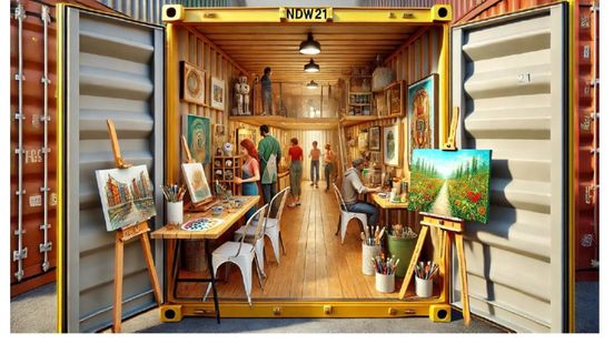 Ateliers in zeecontainers moeten Nijmeegse wijk laten bruisen