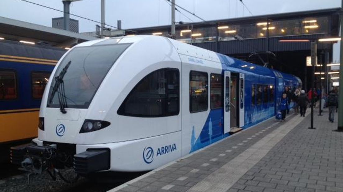 Staat deze trein volgende week vrijdag stil? Als het aan FNV ligt wel, als Arriva niet meewerkt (Rechten: RTV Drenthe/Serge Vinkenvleugel)