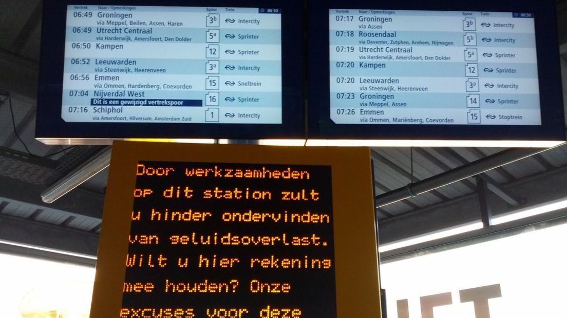 Treinen rijden weer richting Groningen