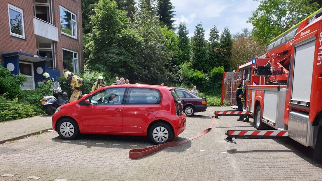 Brand in flatgebouw Hengelo