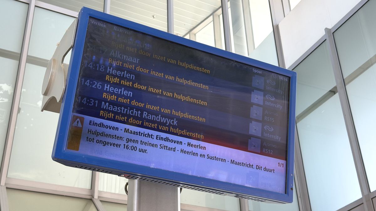 Treinverkeer rond Sittard stilgelegd door lek ventiel in tankwagon